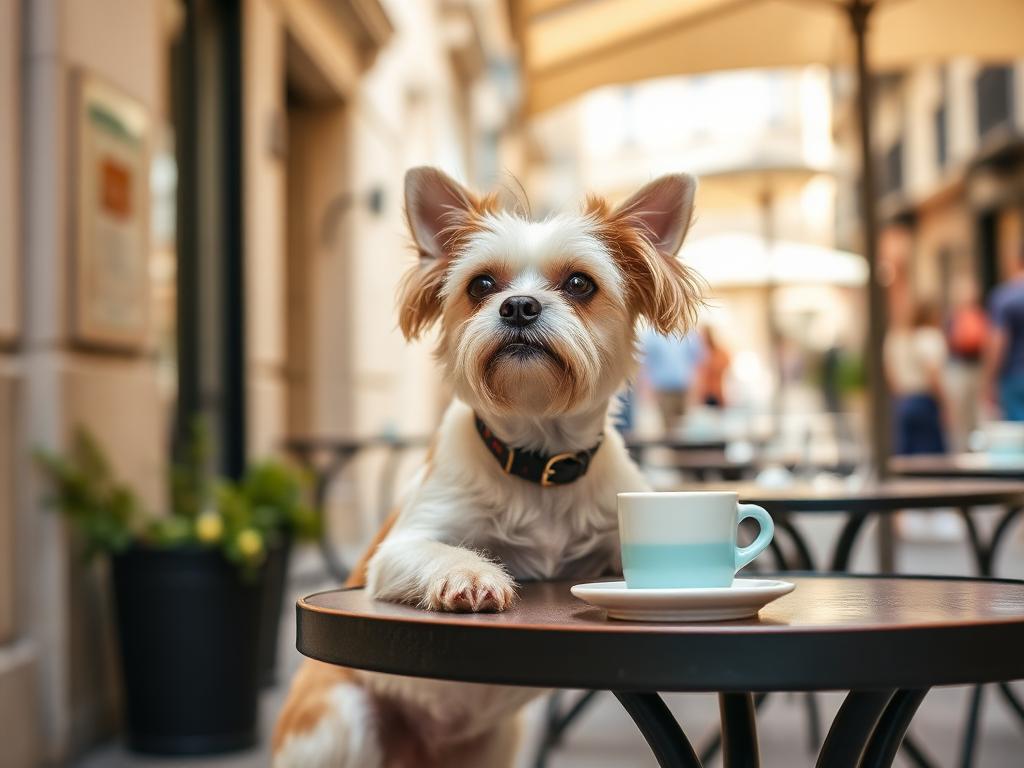 Madrid with a dog: cafés that actually let you in